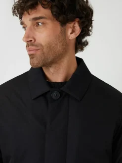 Threadbare Black Showerproof Padded Longline Trench Coat^ Coats & Jackets|Coats & Jackets