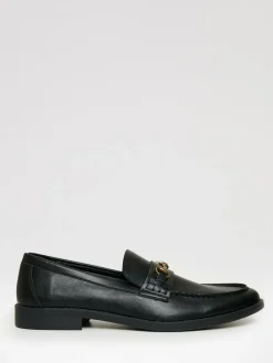 Clearance Threadbare Snaffle Loafers Black