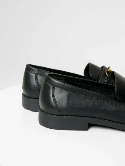 Clearance Threadbare Snaffle Loafers Black