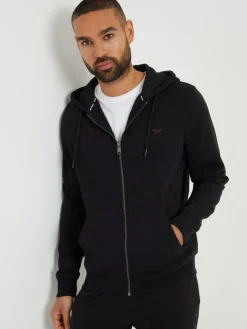 Threadbare Black Zip Through Hoodie^ Sweatshirts & Hoodies|Sweatshirts & Hoodies