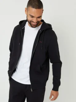 Threadbare Black Zip Through Hoodie^ Sweatshirts & Hoodies|Sweatshirts & Hoodies