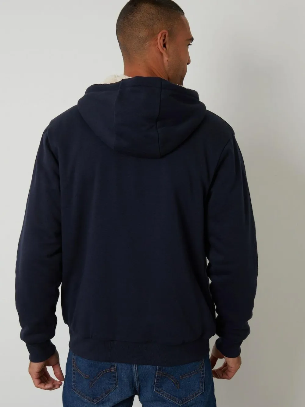 Threadbare Borg Lined Zip-Through Hoodie^ Sweatshirts & Hoodies|Sweatshirts & Hoodies