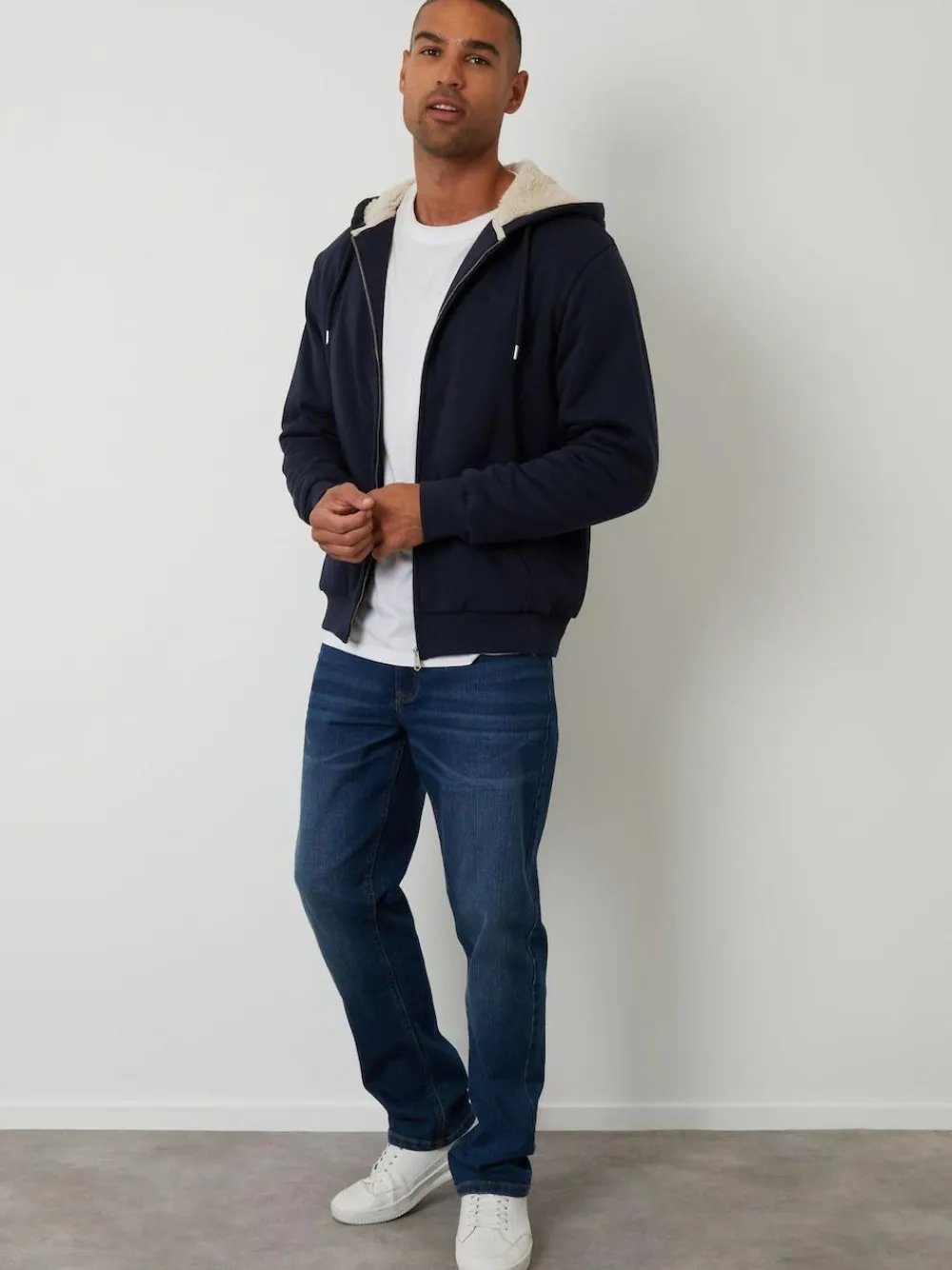 Threadbare Borg Lined Zip-Through Hoodie^ Sweatshirts & Hoodies|Sweatshirts & Hoodies