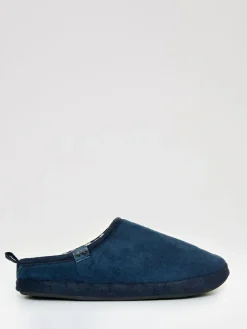 Threadbare Faux Suede Faux Fur Lined Mule Slippers^ Slippers|Slippers