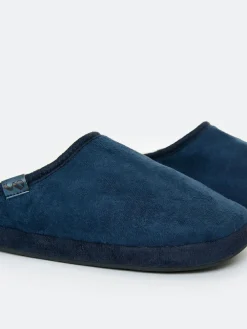 Threadbare Faux Suede Faux Fur Lined Mule Slippers^ Slippers|Slippers