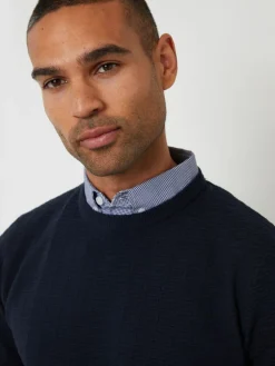 Threadbare Mock Shirt Textured Knitted Jumper^ Knitwear|Knitwear