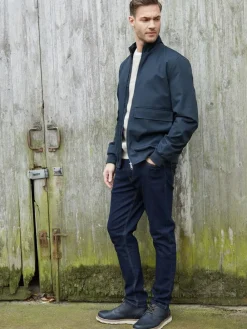 Threadbare Patch Pocket Funnel Neck Harrington Style Jacket^ Blazers & Formal Jackets