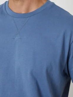 Online Threadbare Peached Cotton Pyjamas Set Blue