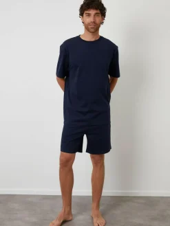 Threadbare Relaxed Fit Peached Cotton Shortie Lounge Set^ Loungewear