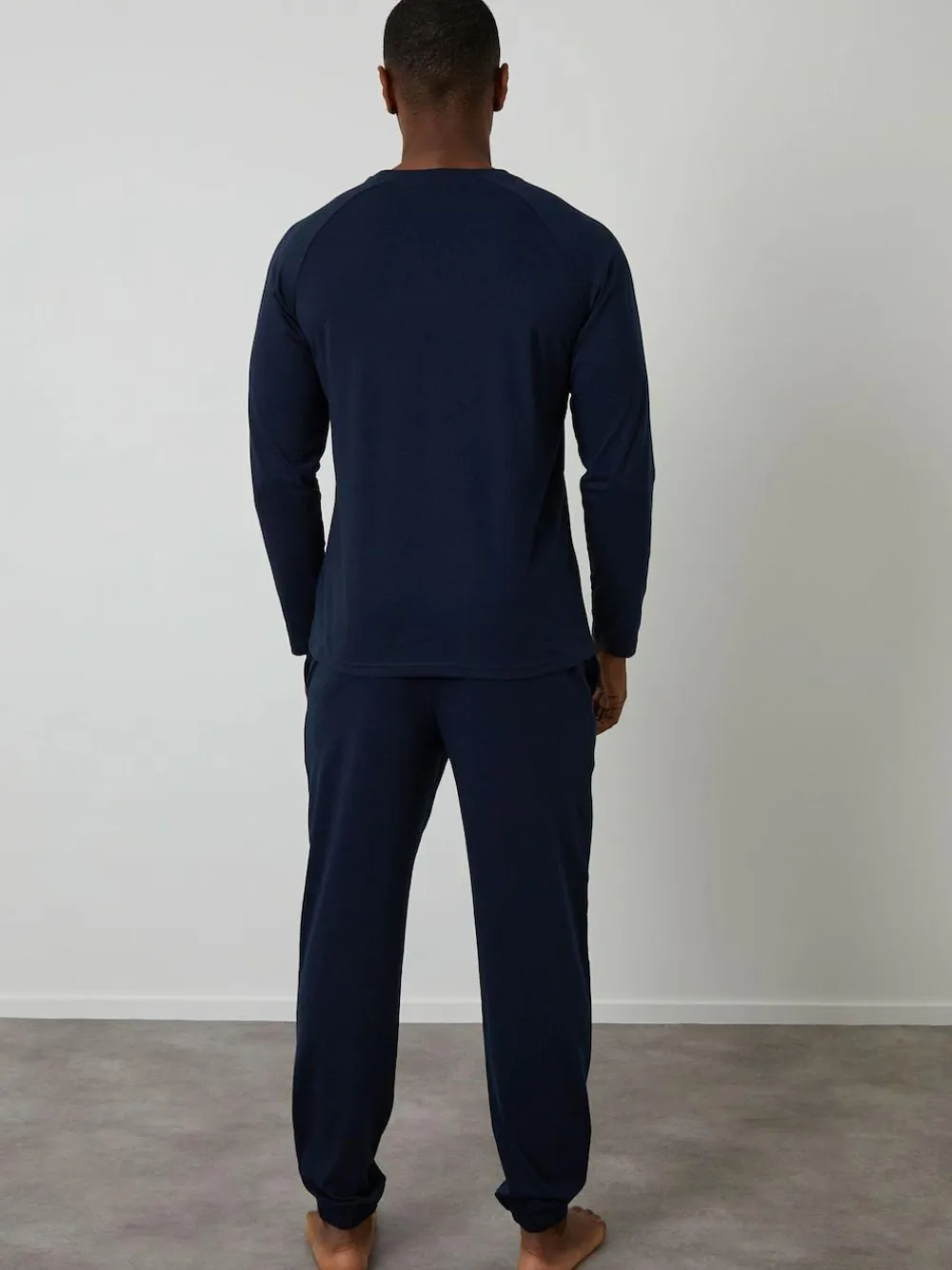 Threadbare Sweatshirts & Joggers Lounge 2 Piece Set Blue