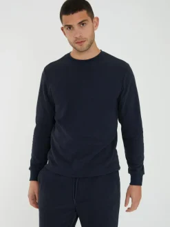 Threadbare Blue Waffle Textured Fleece Loungewear Set^ Loungewear