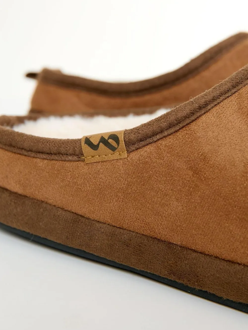 Threadbare Faux Suede Faux Fur Lined Mule Slippers^ Slippers|Slippers