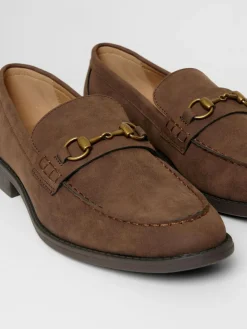 Hot Threadbare Snaffle Loafers Brown