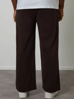 New Threadbare Wide Leg Joggers Brown