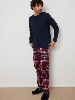 Threadbare Dark Blue Blend Long Sleeve Pyjamas Set^ Pyjamas