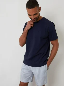 Threadbare Textured Shortie 100% Cotton Pyjamas Set^ Pyjamas