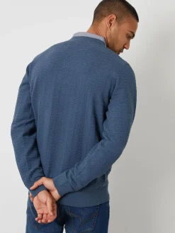 Threadbare Mock Shirt Textured Knitted Jumper^ Knitwear|Knitwear