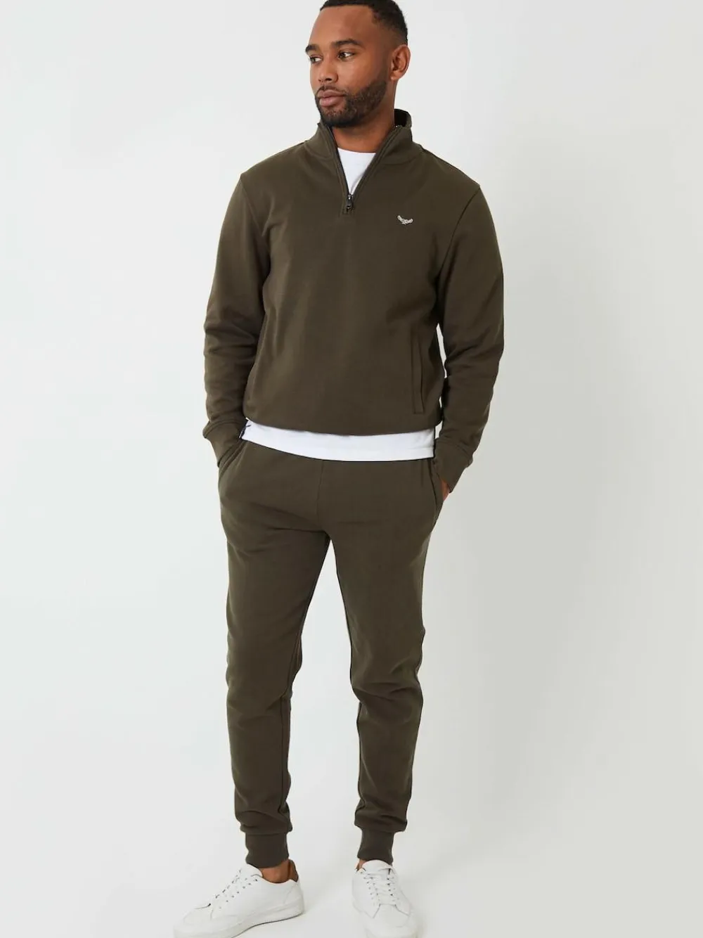 Threadbare Green Cotton Blend Joggers^ Joggers|Joggers