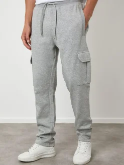 Outlet Threadbare Cargo Joggers Grey