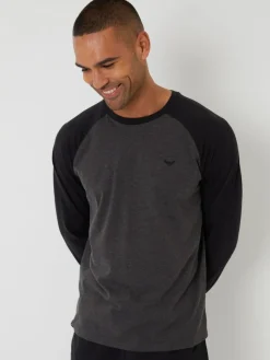 Threadbare Grey Long Raglan Lounge Sets 2 Pack^ Loungewear