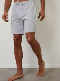 Hot Threadbare Lounge Shorts 2 Pack Grey