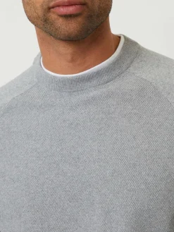 Threadbare Mock T-Shirt Textured Knit Crew Neck Jumper^ Knitwear|Knitwear