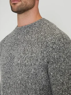 Best Threadbare Raglan Sleeve Crew Neck Jumper Grey
