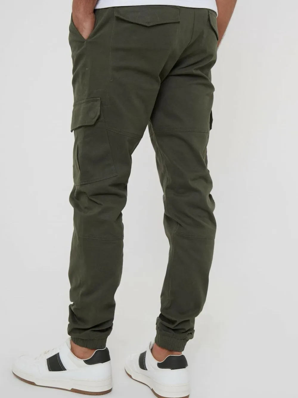 Threadbare Cotton Jogger Style Cargo Trousers With Stretch^ Joggers|Joggers