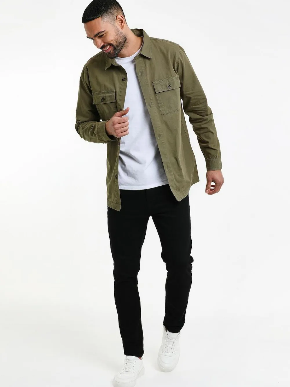 Clearance Threadbare Lightweight Jacket Khaki