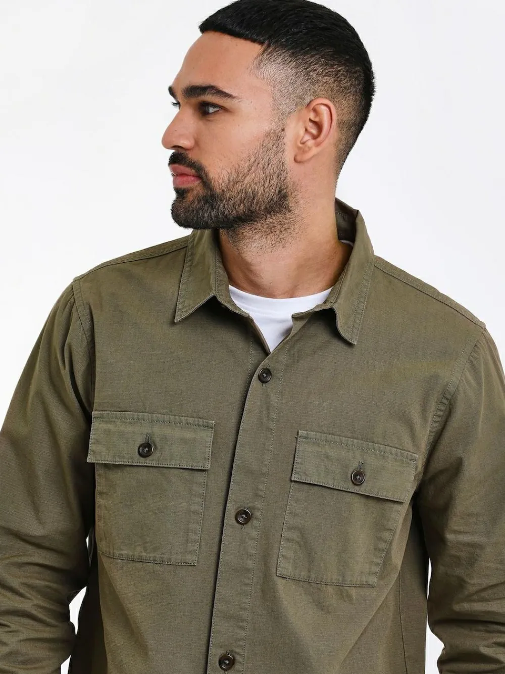 Clearance Threadbare Lightweight Jacket Khaki