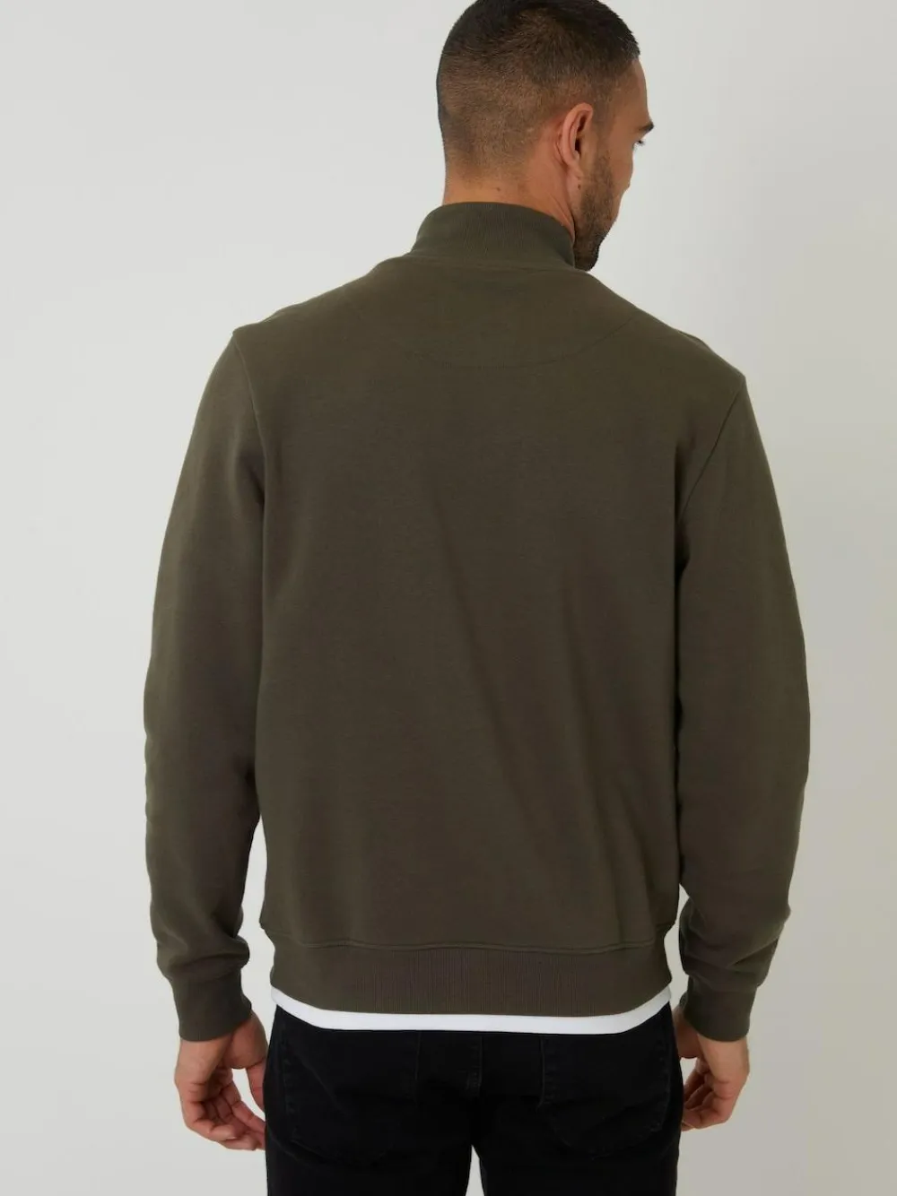 Threadbare Mock T-Shirt Quarter Zip Sweatshirt^ Sweatshirts & Hoodies|Sweatshirts & Hoodies