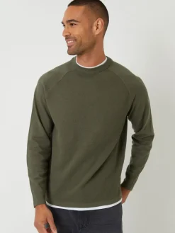 Threadbare Mock T-Shirt Textured Knit Crew Neck Jumper^ Knitwear|Knitwear
