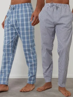 Best Threadbare Cotton Lounge Joggers 2 Pack Light Blue