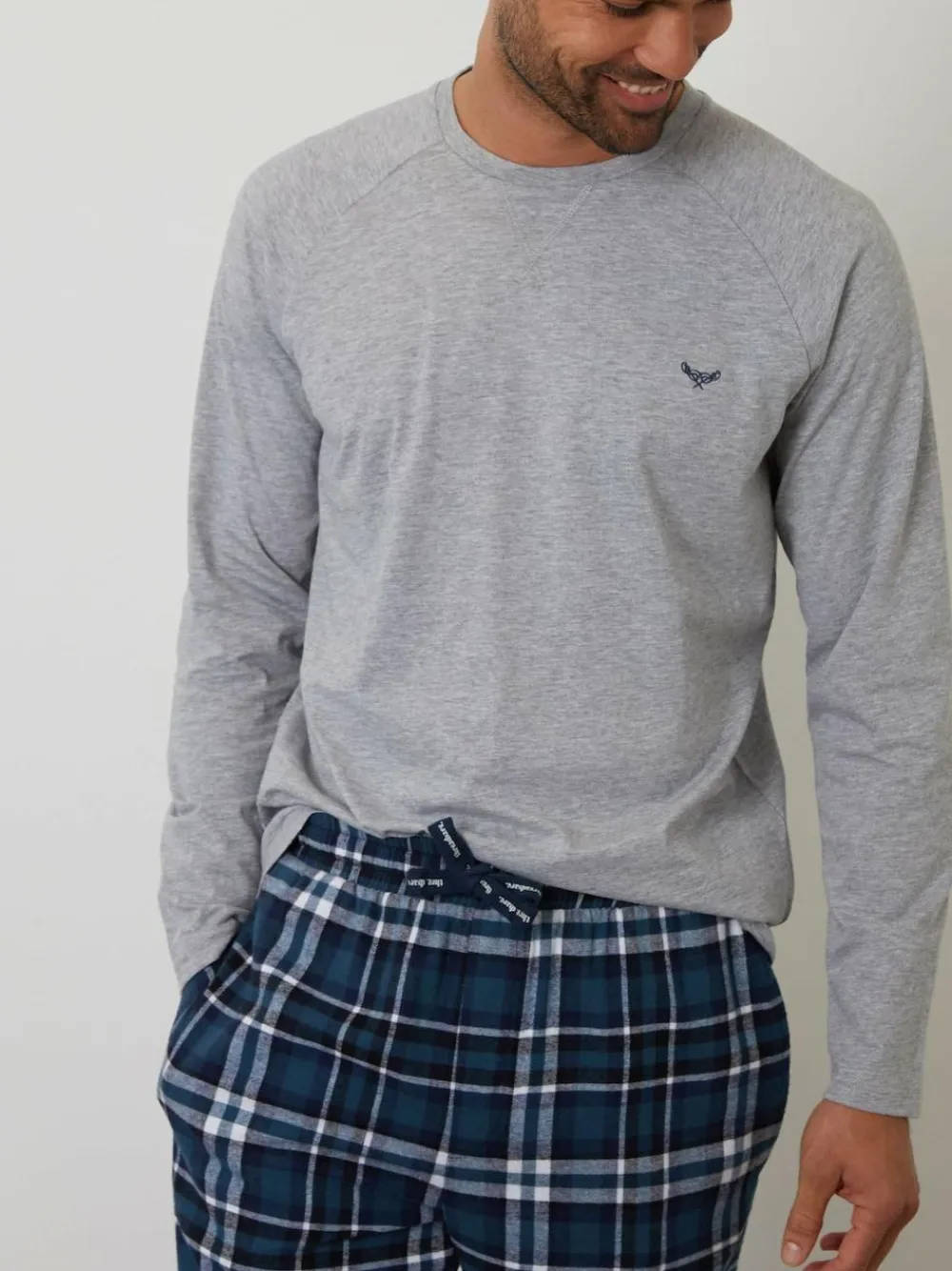 Threadbare Light Grey Blend Long Sleeve Pyjamas Set^ Pyjamas