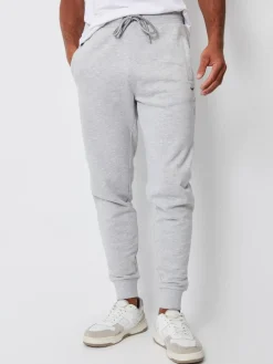 Online Threadbare Light Grey Cotton Blend Joggers
