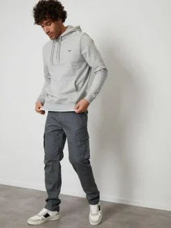 Hot Threadbare Light Grey Hoodie