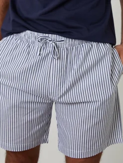 Best Threadbare Natural Stripe Short Sleeve Pyjamas Set 2 Pack