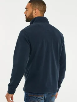 Threadbare Quarter Zip Quilted Fleece Sweatshirt^ Sweatshirts & Hoodies|Sweatshirts & Hoodies
