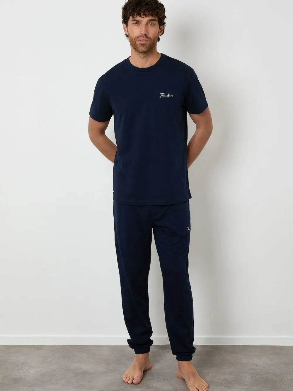 Threadbare Navy Pyjamas Set^ Pyjamas
