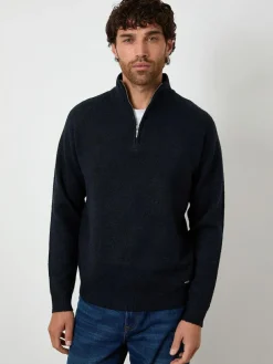Threadbare Raglan Rib Quarter Zip Knitted Jumper^ Knitwear|Knitwear