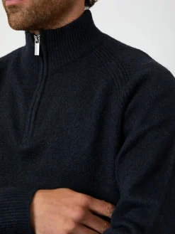 Threadbare Raglan Rib Quarter Zip Knitted Jumper^ Knitwear|Knitwear