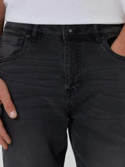 Hot Threadbare Slim Fit Jeans With Stretch Washed Black
