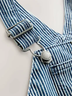 Next Ticking Stripe Dungarees (3mths-7yrs)^BOY Sets & Co-Ords|Sets & Co-Ords