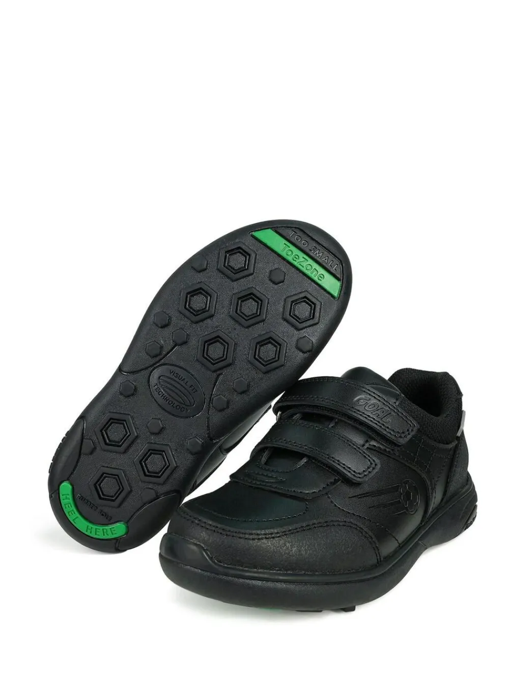 Toezone Ace Boys Football School Shoes: Comfort, durability, memory foam