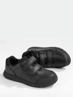 Toezone Boys Minecraft Rip Tape School Black Shoes^BOY School Shoes|Boys Shoes