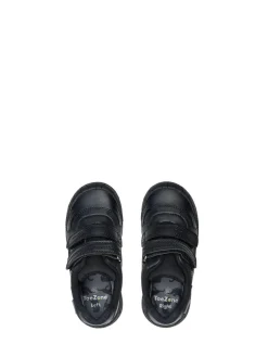 Toezone Chase Black Dinosaur School Shoes^BOY School Shoes|Boys Shoes