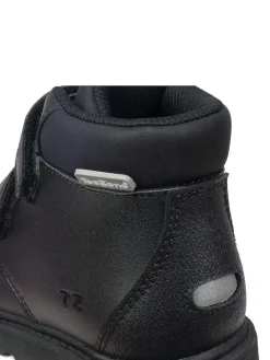 Toezone Felix Black Rip Tape Fastening Boots