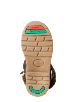 Online Toezone Girls Sara Fur Warm Winter Brown Boots