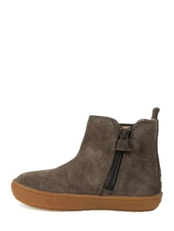 Toezone River Boys Brown Suede Leather Gusset and Zip Boots^BOY Baby Boots|Boots