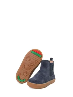 Toezone Sam Boys Suede Leather Gusset and Zip Boots^BOY Baby Boots|Boots